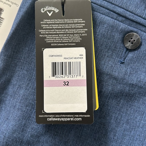 Callaway Golf Shorts - Picture 3 of 3